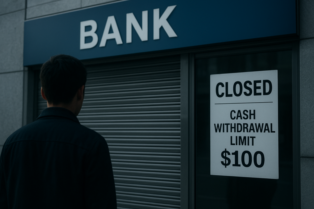 Why Bank Failures and Cash Restrictions Are Real Risks