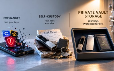 Crypto Exchange vs Self-Custody vs Private Vault Storage